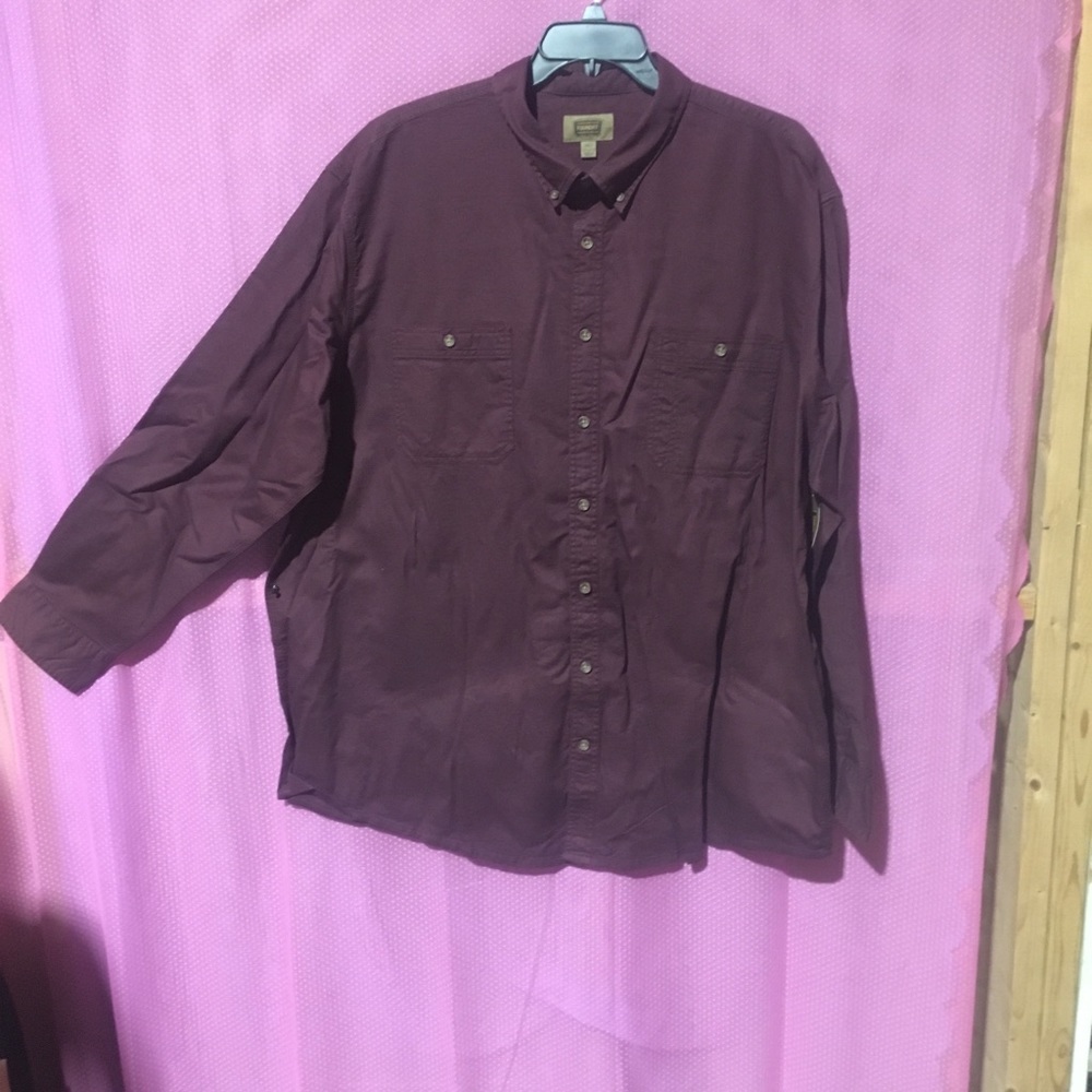 Men big and tall shirt (Burgundy)